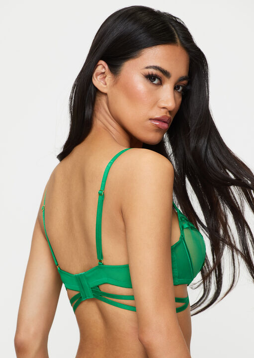 Ann Summers Capturing Non Pad Balcony Bra Bright Green