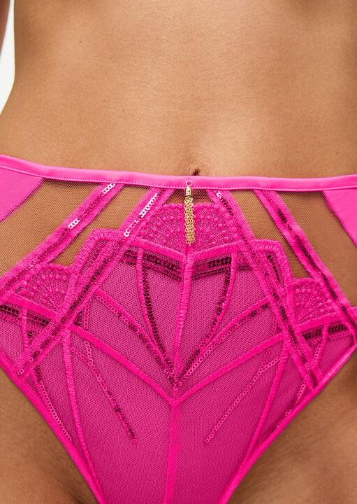 Ann Summers Desiring Decadence High Waist Brazilian Bright Pink