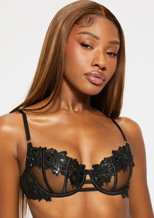 Ann Summers Irreplaceable Non Padded Balcony Bra Black