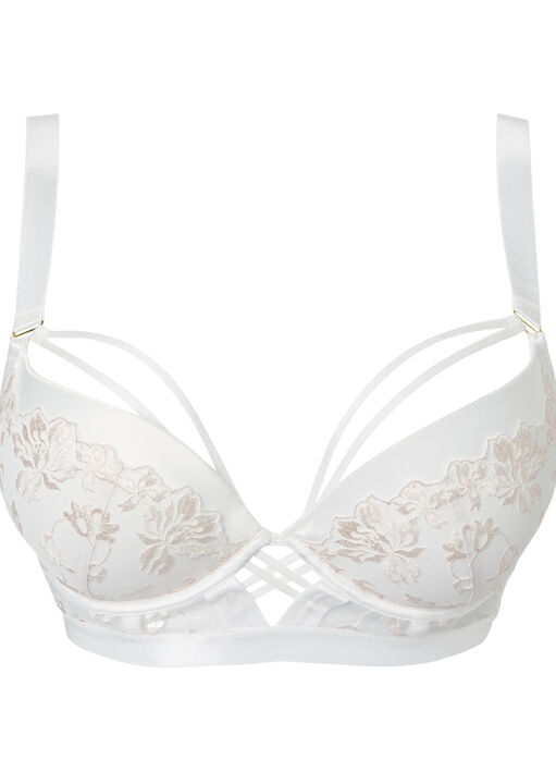Ann Summers Mirage Fuller Bust Padded Plunge Bra Ivory