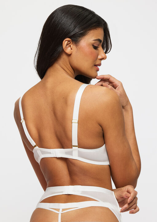 Ann Summers Unmistakable Non Padded Plunge Bra White