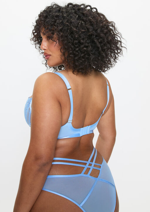 Ann Summers Untold Desire Fuller Bust Non Padded Plunge Bra Light Blue