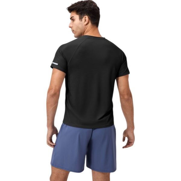 Anna Kaci Anna-Kaci Active Men's Classic Crew Neck Active T-Shirt With Lightweight Quick-Dry Fabric For Performance Comfort