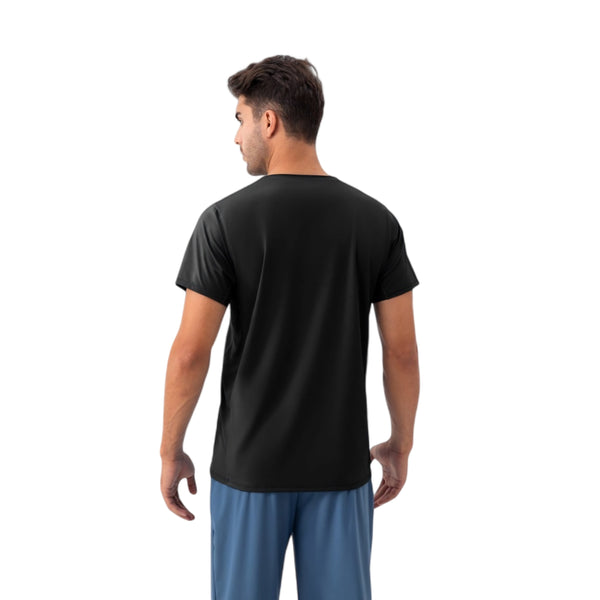 Anna Kaci Anna-Kaci Active Men's Classic Fit Athletic T-Shirt With Quick-Dry Fabric And Short Sleeves