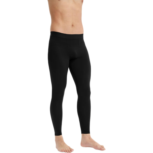anna kaci Anna-Kaci Active Men's Full Length Seamless Compression Leggings with Smooth Wide Waistband and Second-Skin Fit