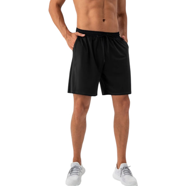 Anna Kaci Anna-Kaci Active Men's Lightweight Athletic Training Shorts With Elastic Waistband And Adjustable Drawstring Fit