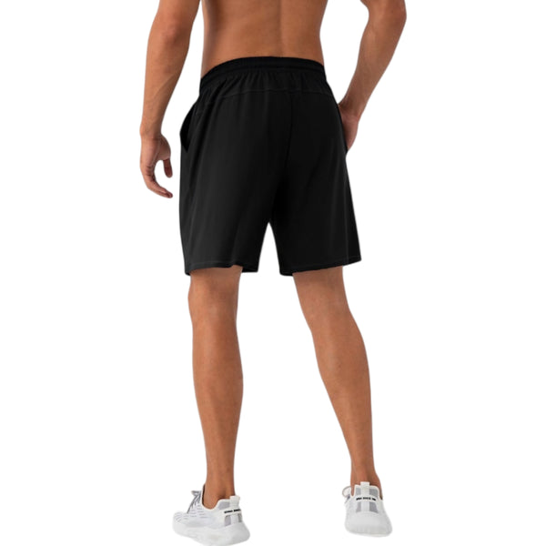 Anna Kaci Anna-Kaci Active Men's Lightweight Athletic Training Shorts With Elastic Waistband And Adjustable Drawstring Fit