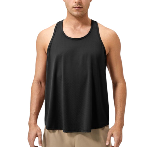 anna kaci Anna-Kaci Active Men's Racerback Muscle Tank Top with Wide Armholes and Breathable Athletic Fit