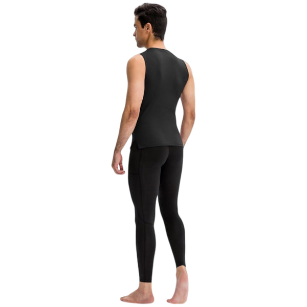 Anna Kaci Anna-Kaci Active Men's Sleeveless Compression Tank Top With Smooth Stretch Fabric For Athletic Performance