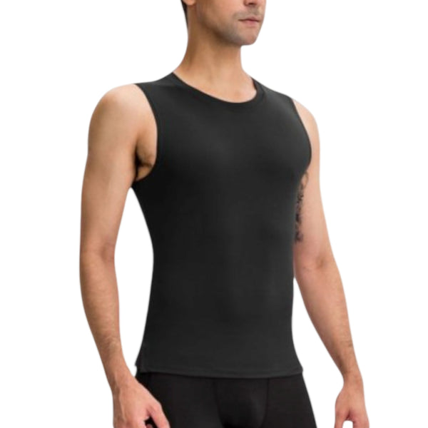 anna kaci Anna-Kaci Active Men's Sleeveless Compression Tank Top with Smooth Stretch Fabric for Athletic Performance