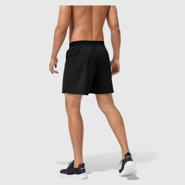 Anna Kaci Anna-Kaci Active Men's Solid Color Pull-On Athletic Shorts With Elastic Waistband Lightweight Quick Dry Fabric