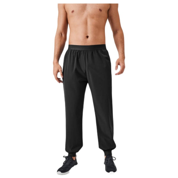 Anna Kaci Anna-Kaci Active Men's Tapered Lounge Pants With Stretch Waistband And Elastic Cuffs For Everyday Comfort