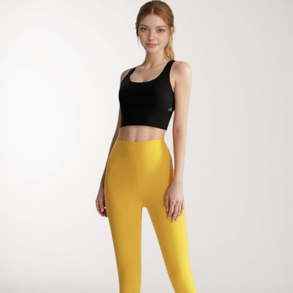 Anna Kaci Anna-Kaci Active Women's Crisscross Back Sports Bra With Wide Elastic Band And Supportive Straps For Activewear