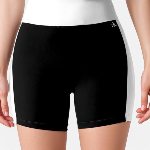 anna kaci Anna-Kaci Active Women's High Waist Color Block Biker Shorts