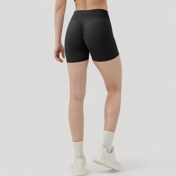 Anna Kaci Anna-Kaci Active Women's High Waist Seamless Active Shorts With Smooth Finish And Body-Hugging Stretch Fit