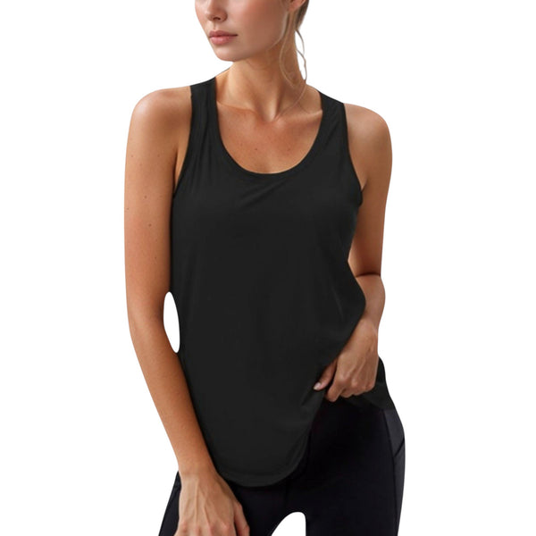 anna kaci Anna-Kaci Active Women's Sleeveless Scoop Neck Workout Tank Top for Active and Casual Wear