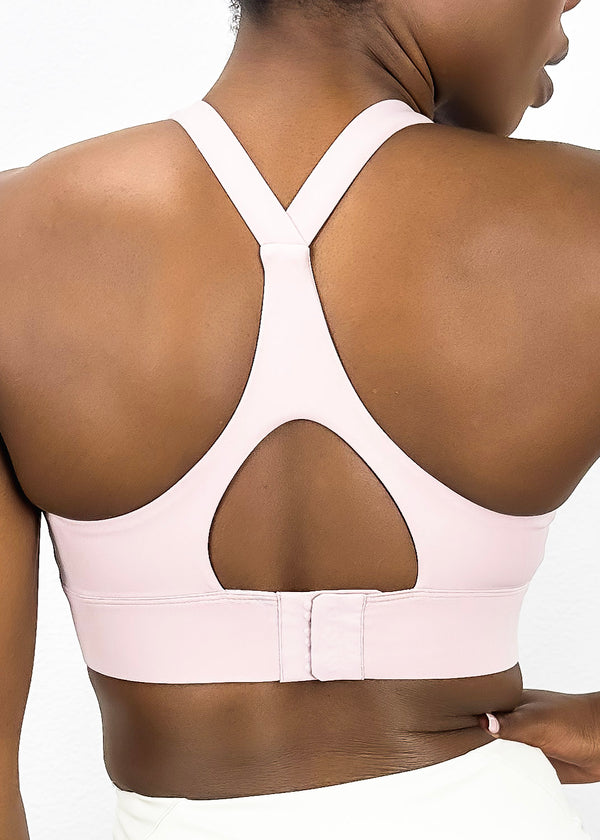Anna Kaci Adjustable Racerback Sports Bra