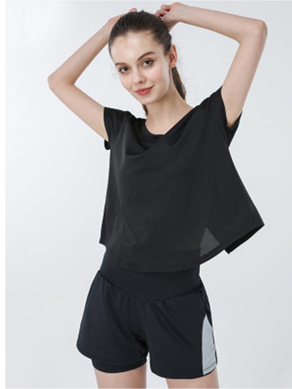 anna kaci Breathable Casual Fitness Yoga Short Set