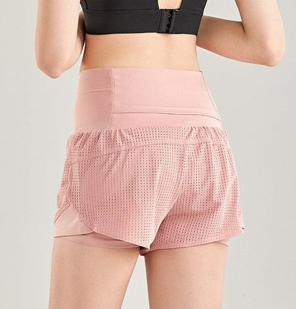 Anna Kaci Breathable Lined Active Shorts