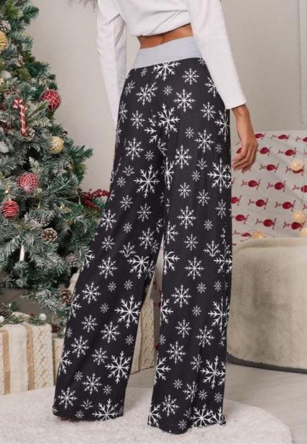 Anna Kaci Christmas Pattern Pajama Pants
