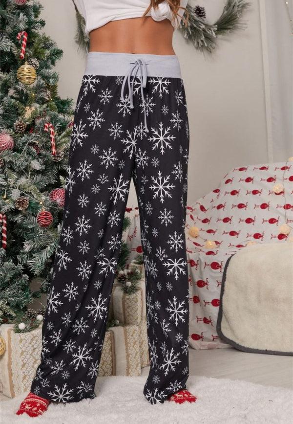 anna kaci Christmas Pattern Pajama Pants