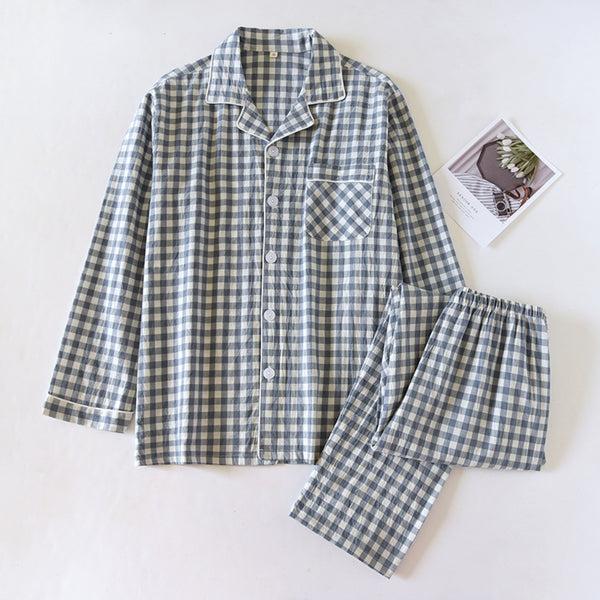 Anna Kaci Classic Gingham Print Pajama Coordinates