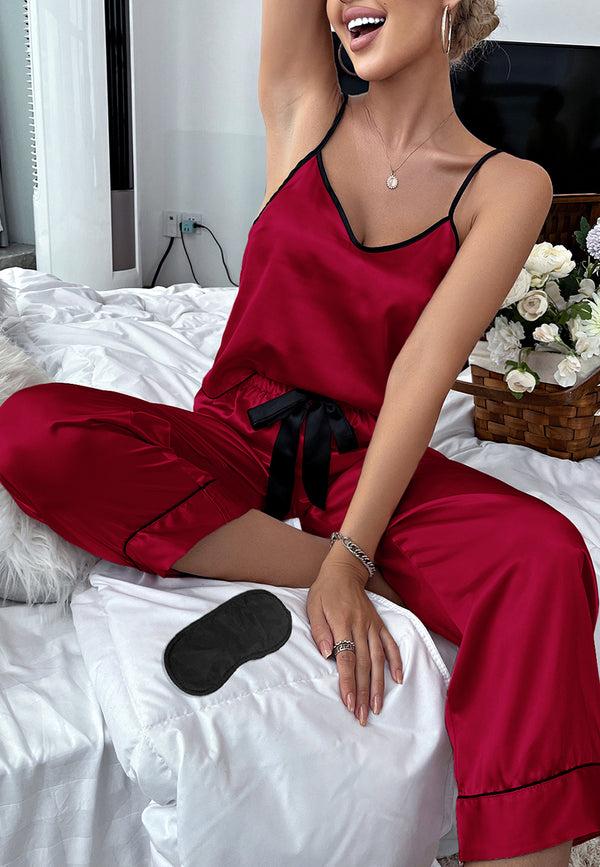 Anna Kaci Contrast Piping Basic Lounge Set