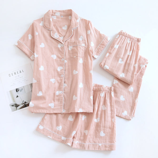 anna kaci Cute Pattern Three Piece Set