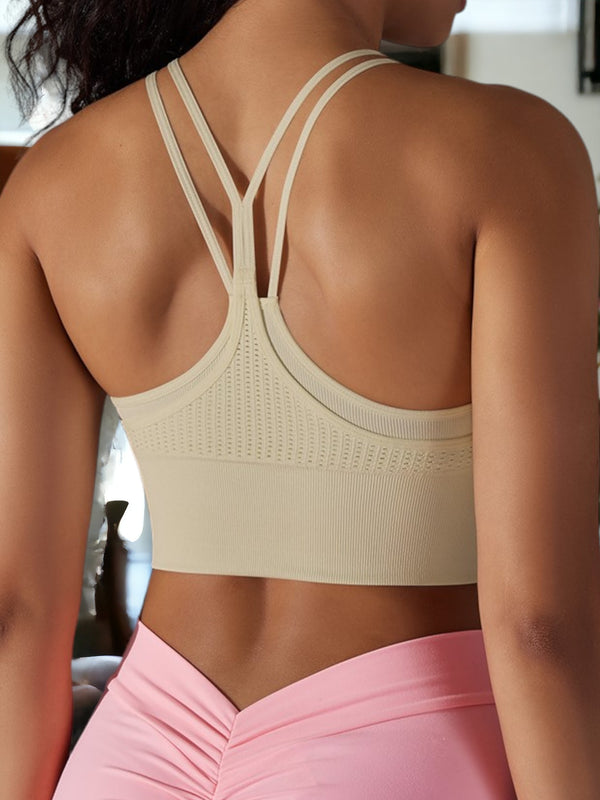 Anna Kaci Double-Layer Yoga Fitness Clothing Tops