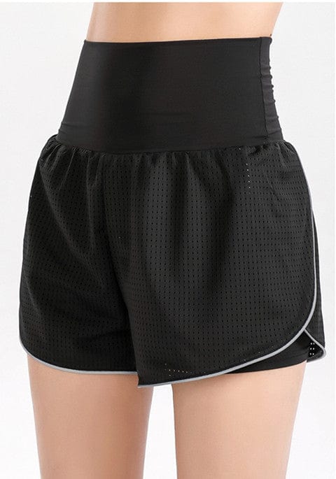anna kaci Double Lined Active Shorts