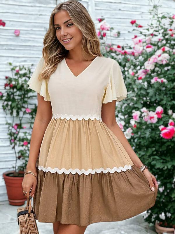 Anna Kaci Elegant Cake Dress For Women