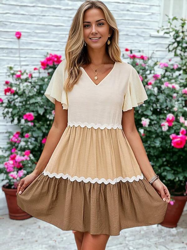 anna kaci Elegant Cake Dress For Women