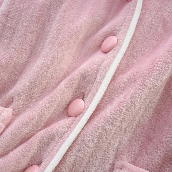 Anna Kaci Faux Fur Textured Pajama Coordinates