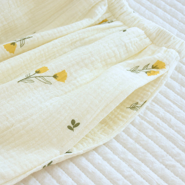 Anna Kaci Floral Print Textured Pajama Coordinates