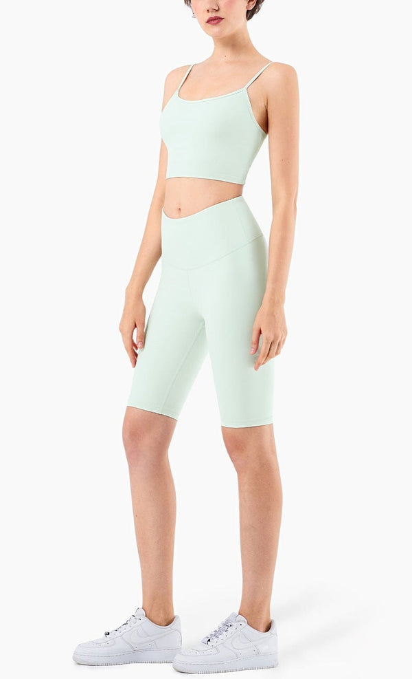 Anna Kaci Full Length Biker Shorts