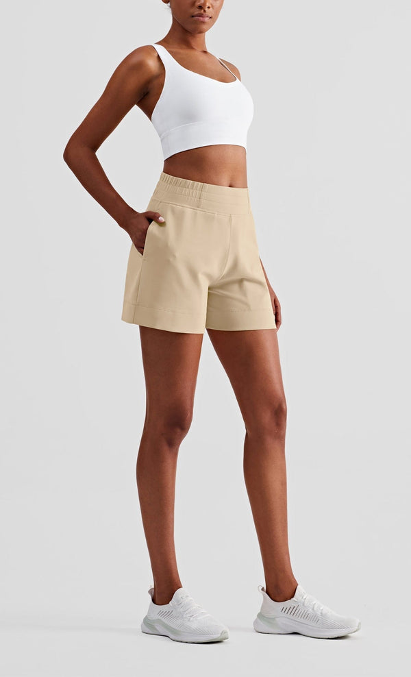 Anna Kaci High Rise Relaxed Athletic Shorts