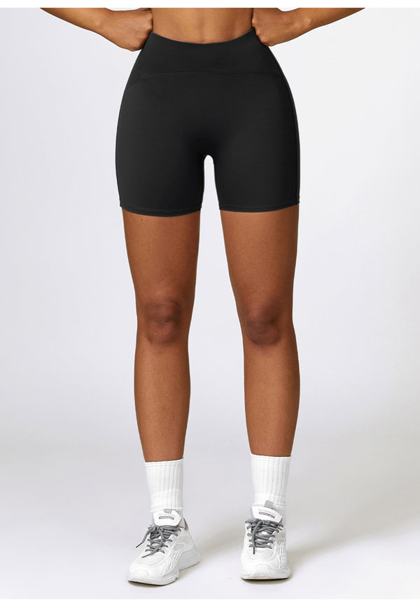 Anna Kaci High Waist Activewear Shorts
