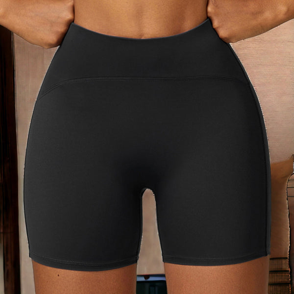 anna kaci High Waist Activewear Shorts