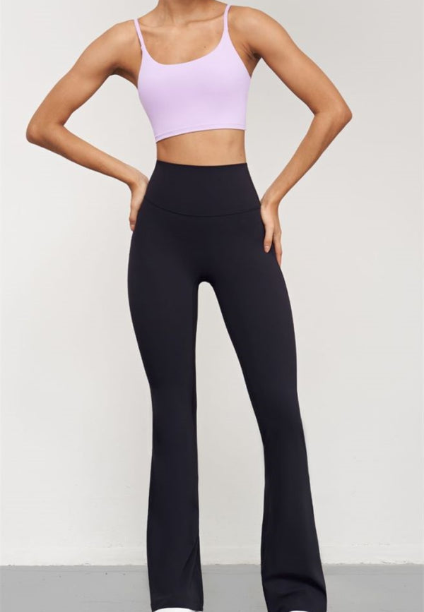 Anna Kaci High Waist Classic Flared Leggings