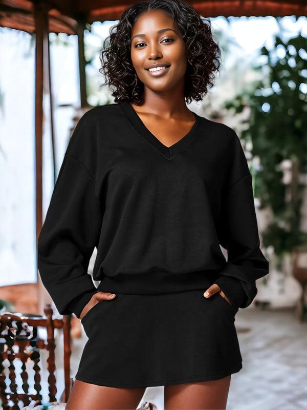 Anna Kaci Knitted Sports Sweatshirt