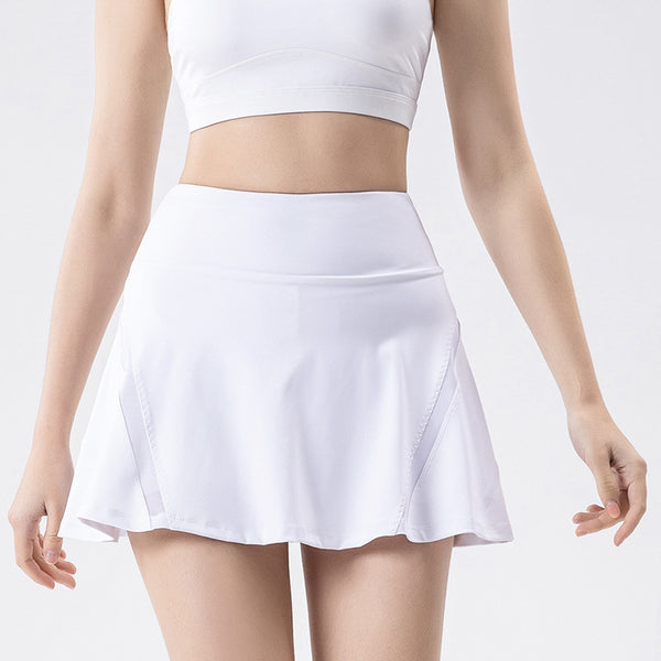 Anna Kaci Mesh Paneling Active Skort