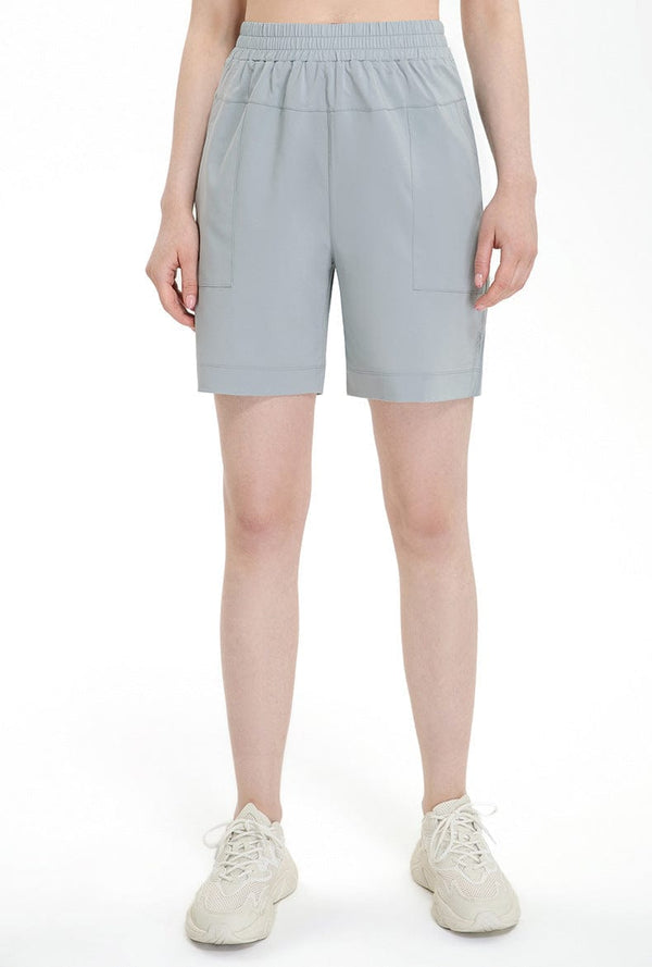 anna kaci Mid Length Relaxed Shorts