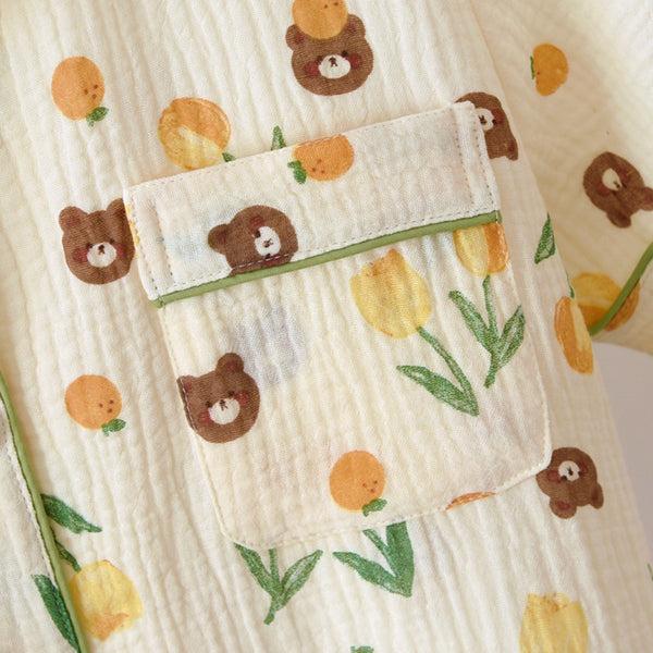 Anna Kaci Mixed Print Pajama Coordinates