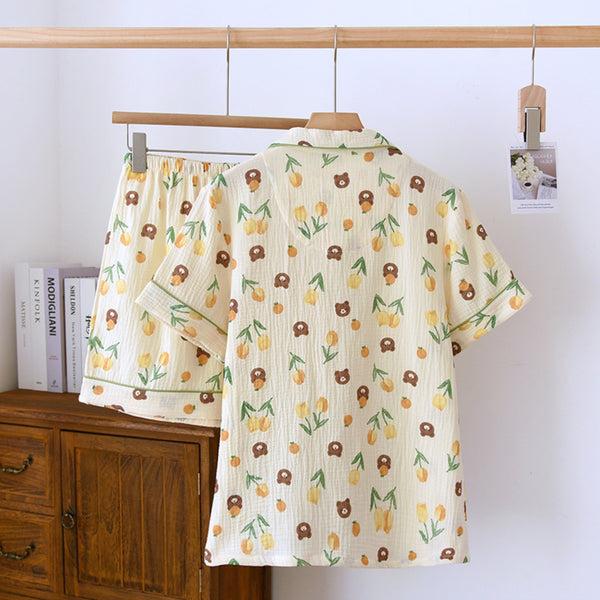 Anna Kaci Mixed Print Pajama Coordinates