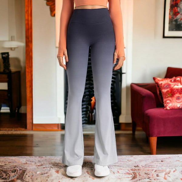 anna kaci Ombre Print Flared Leggings