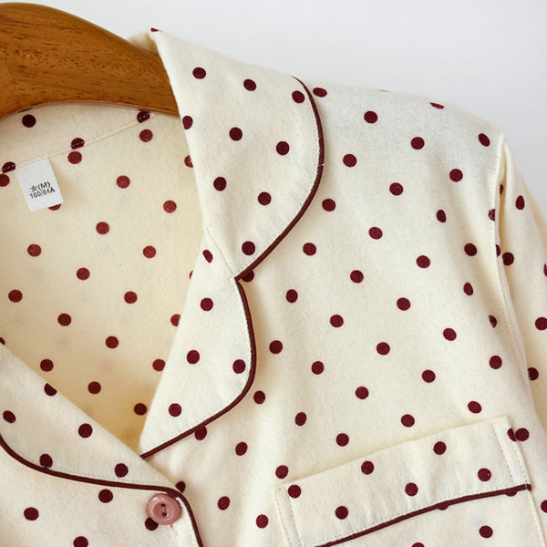 Anna Kaci Polka Dot Pajama Coordinates