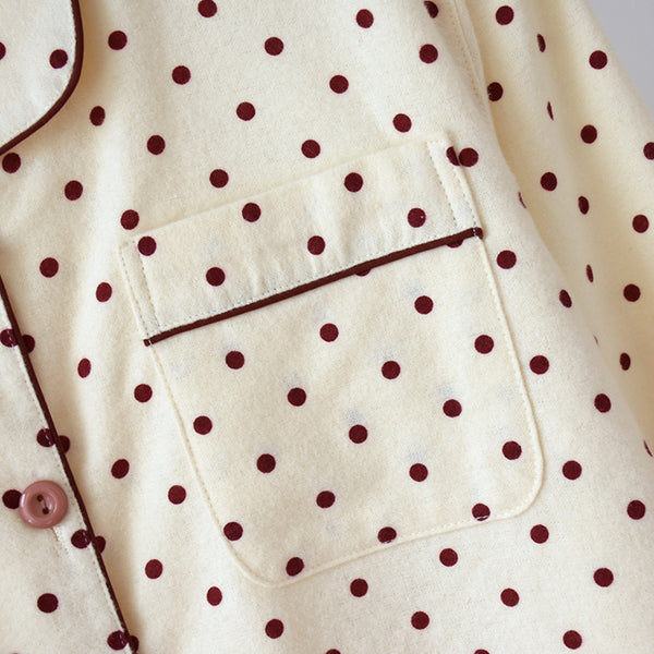 Anna Kaci Polka Dot Pajama Coordinates