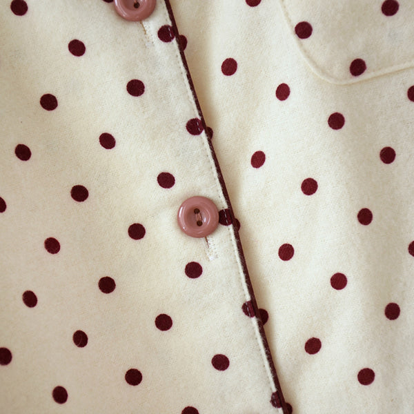 Anna Kaci Polka Dot Pajama Coordinates