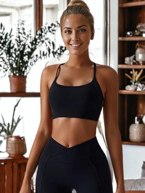 Anna Kaci Quick-Drying And Breathable Fitness Bra