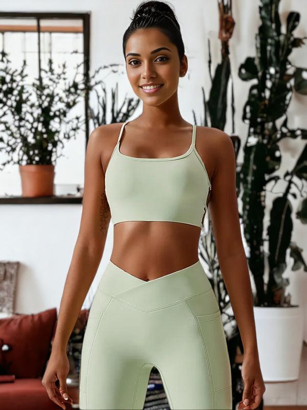 anna kaci Quick-Drying And Breathable Fitness Bra